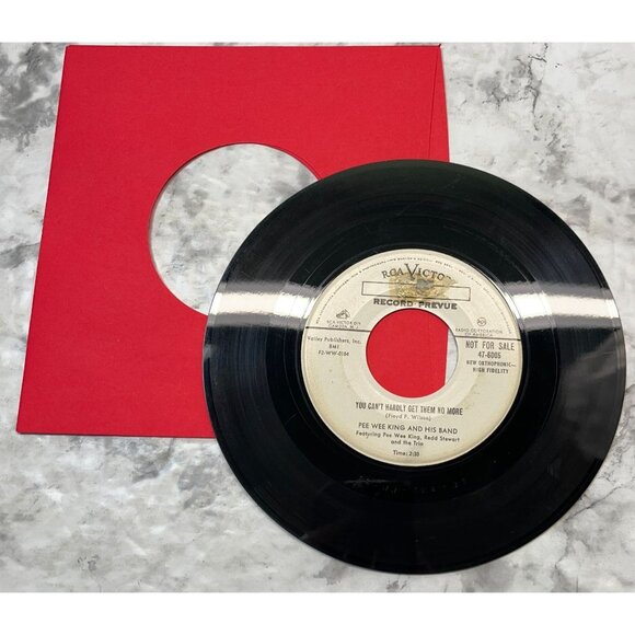 Pee Wee King You Can't Hardly Get Them No More / Tweedle Dee 45 Country Promo - Picture 3 of 7